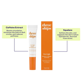 Three Ships applicator used under-eye offering hygienic massage and de-puffing