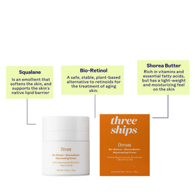 Three Ships product in bedside routine emphasizing overnight renewal