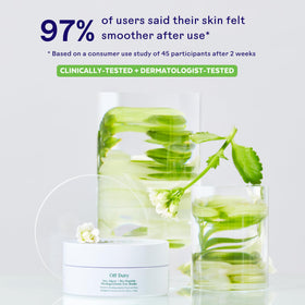 Three Ships serum texture droplet showcasing lightweight, hydrating bio-peptide formula