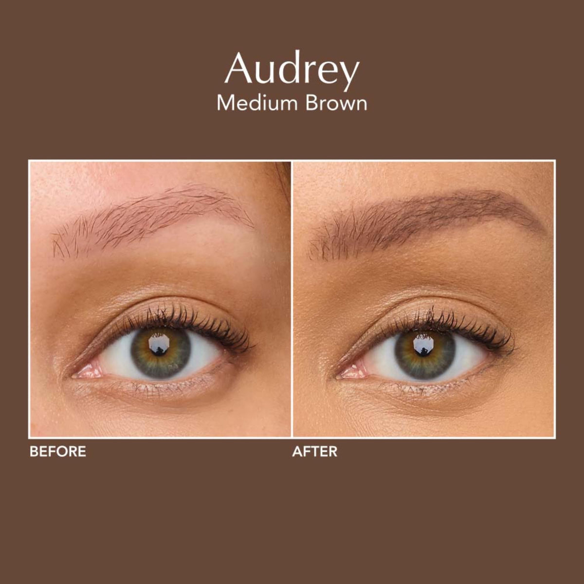 Thrive Causemetics dual‑ended spoolie brush to blend and groom brows