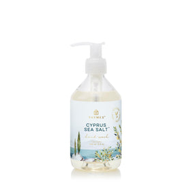 Thymes bottle front packaging showing Mediterranean-inspired design and benefit