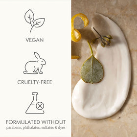 Thymes bottle in bathroom setting illustrating daily routine convenience