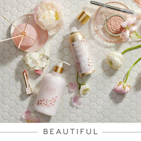 Thymes goldleaf gardenia pump dispensing lotion for easy, precise application