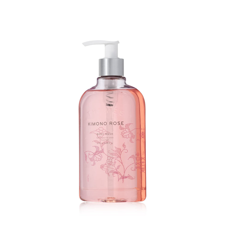 Thymes Kimono Rose front packaging showing bottle and label for easy identification