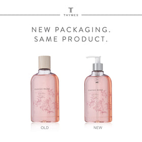 Thymes Kimono Rose pump detail demonstrating controlled dispensing and convenience