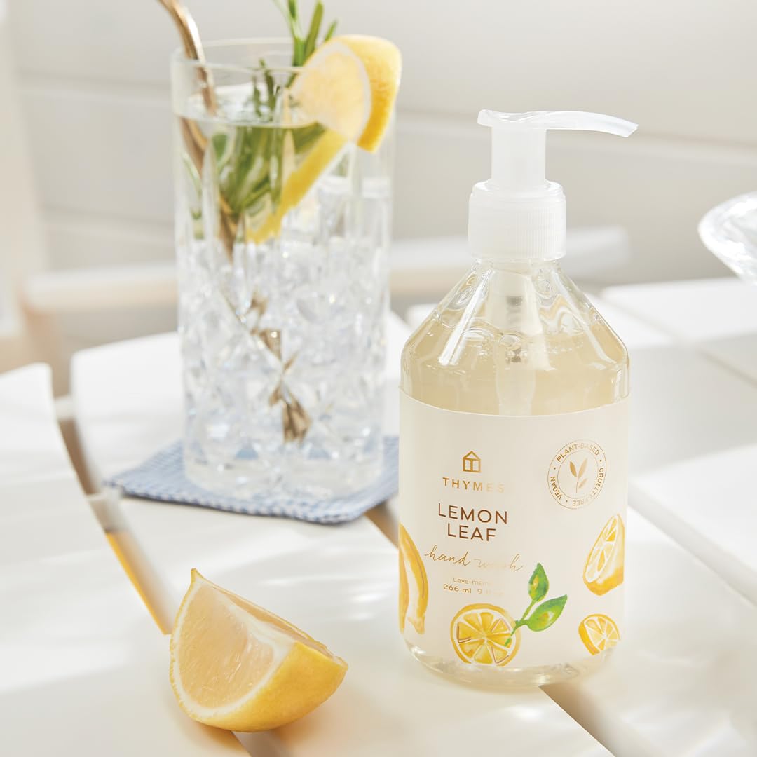 Thymes pump close-up demonstrating smooth dispensing and controlled portion benefit