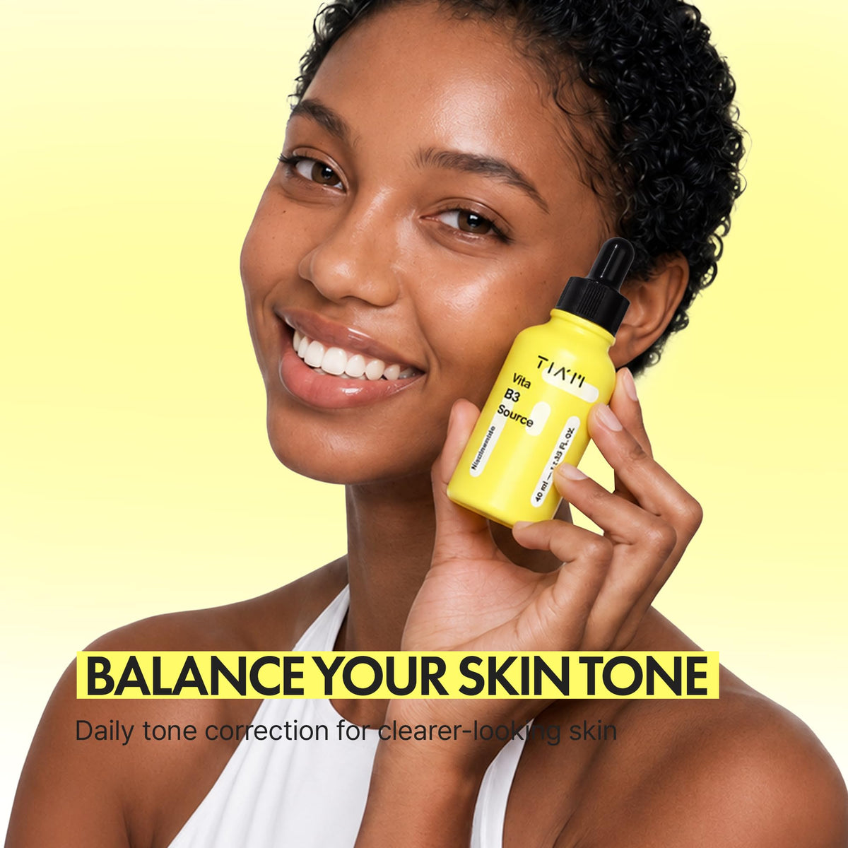 TIA'M pipette dispensing serum highlighting precise application and control