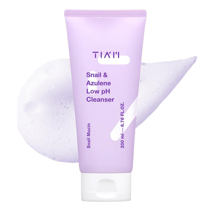 TIA'M front packaging showing bottle and product name, clear benefit of gentle cleansing