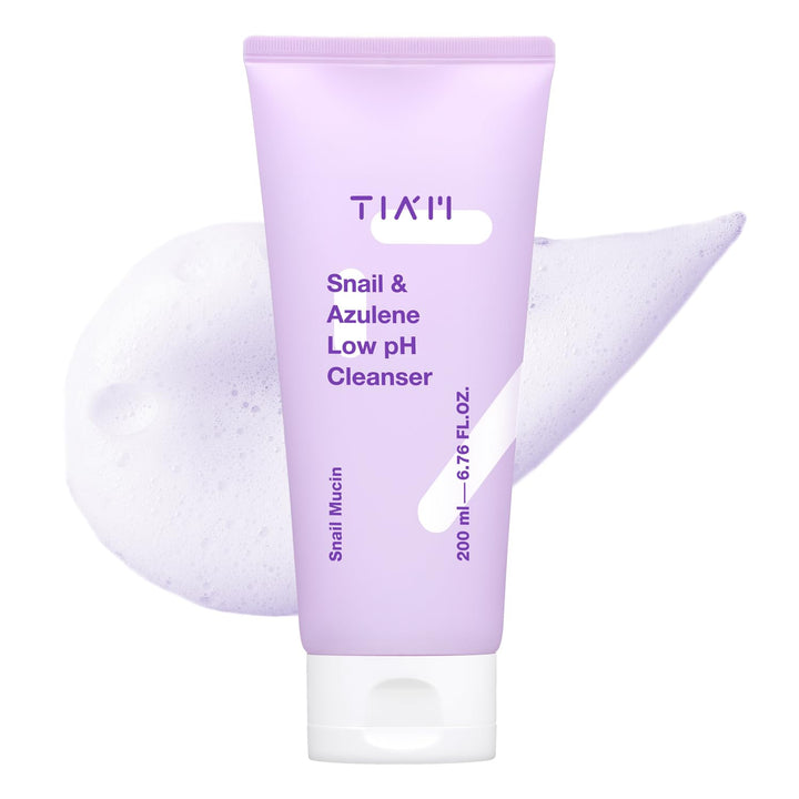 TIA'M front packaging showing bottle and product name, clear benefit of gentle cleansing