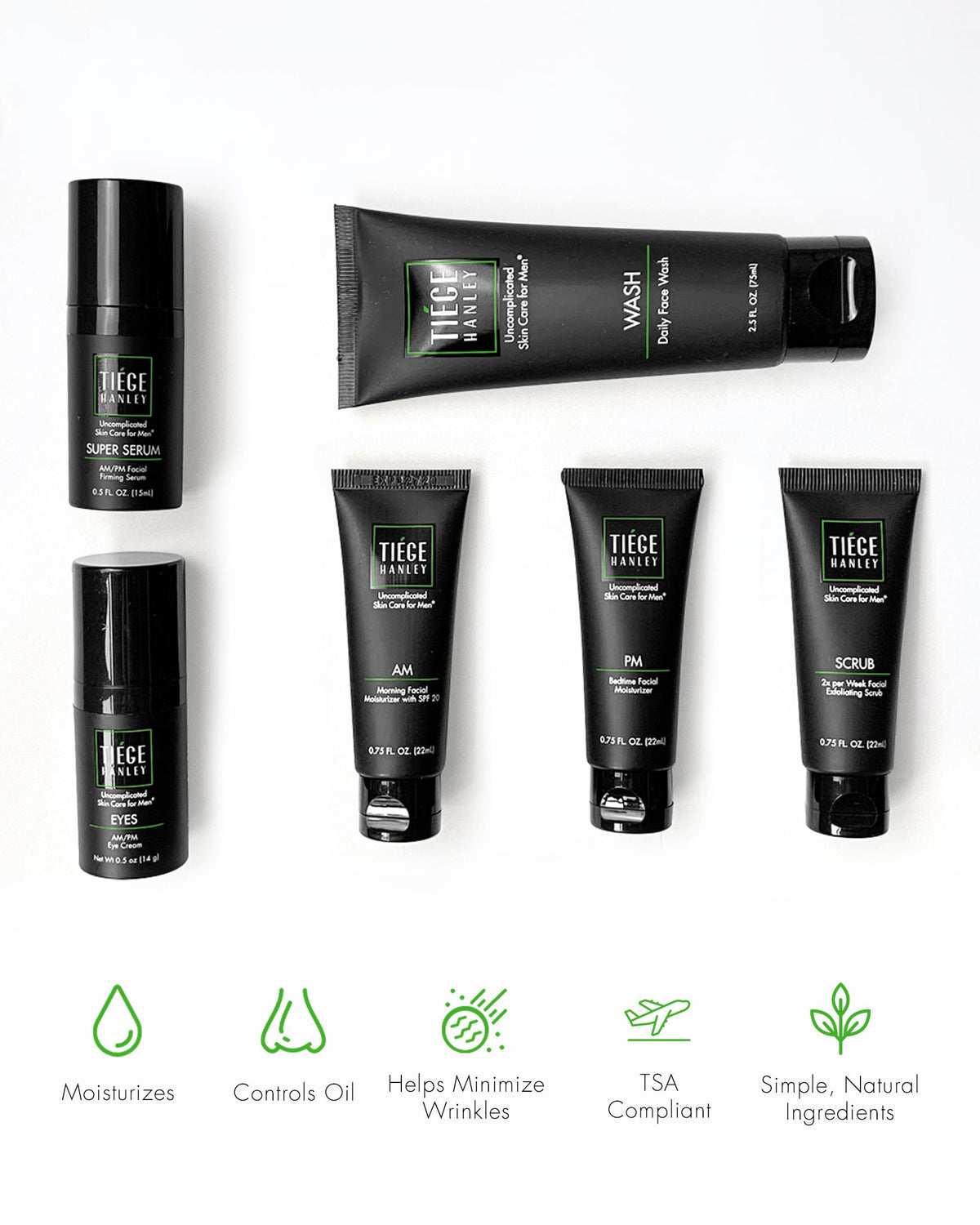 Tiege Hanley applied during morning routine demonstrating quick, simple steps
