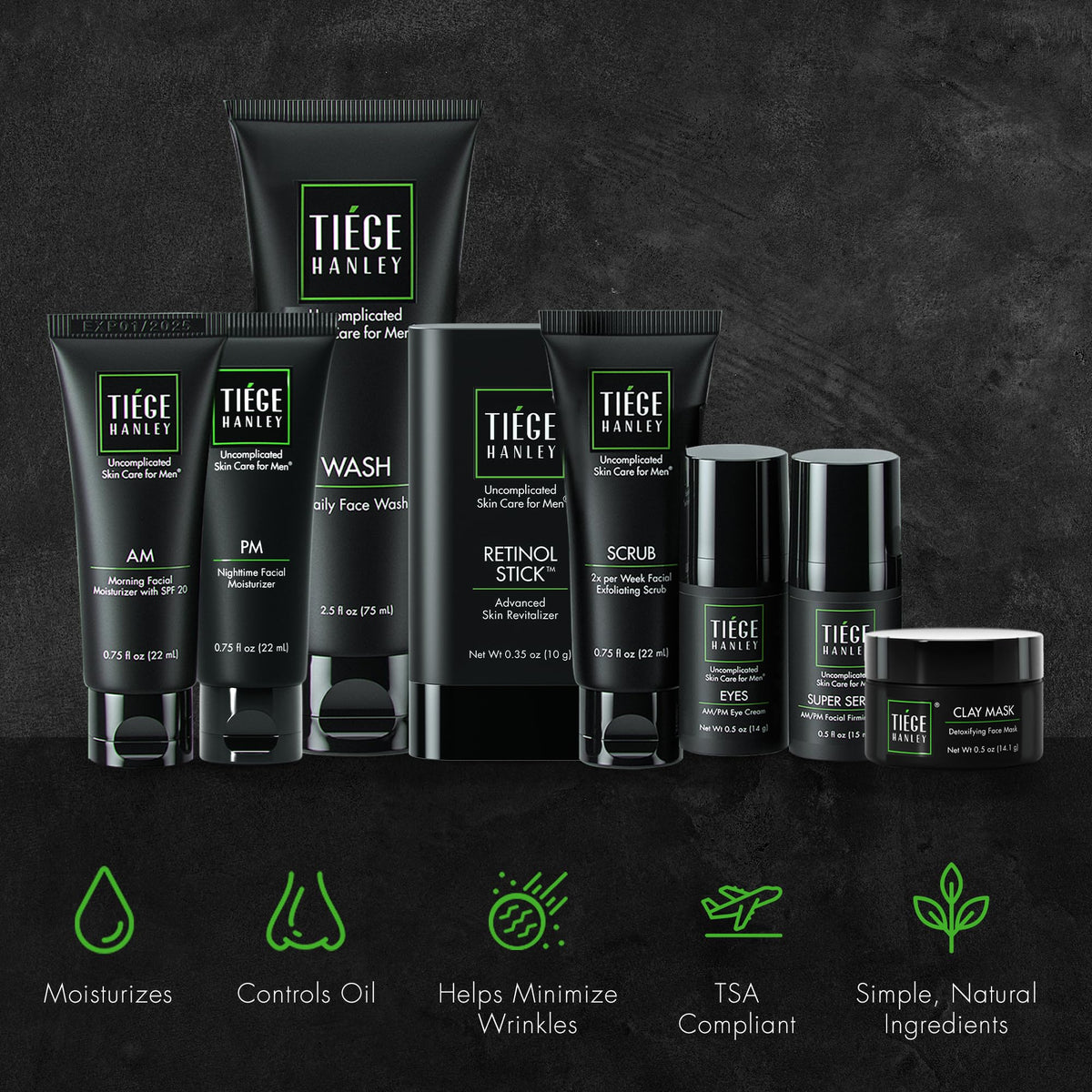 Tiege Hanley clay mask being applied to draw out impurities effectively