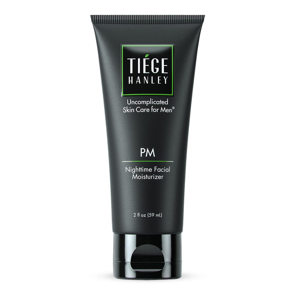 Tiege Hanley front packaging showing product and clean design benefit hydration