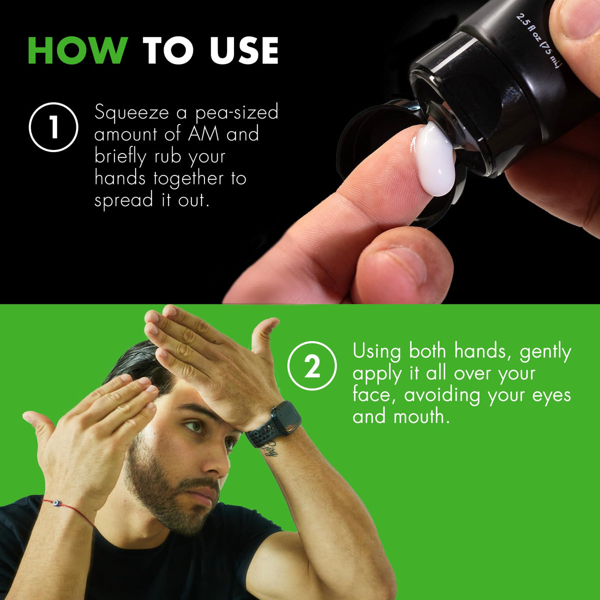 Tiege Hanley in a bathroom morning routine showing fast practical use benefit