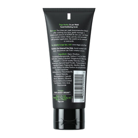 Tiege Hanley bottle on bathroom counter showing morning routine simplicity and speed