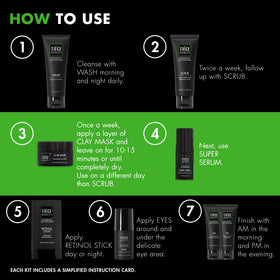 Tiege Hanley retinol stick close-up showing targeted anti-aging use