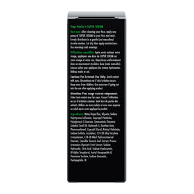 Tiege Hanley serum texture on fingertip highlighting smooth absorption and lightweight feel