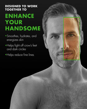Tiege Hanley firming serum texture closeup highlighting lightweight absorption