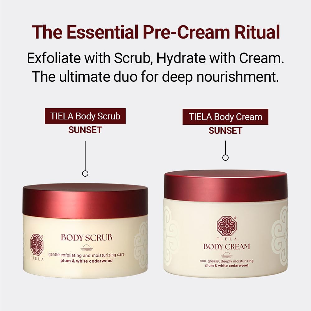 TIELA ingredients visual of shea butter and coconut oil showing nourishing barrier benefit