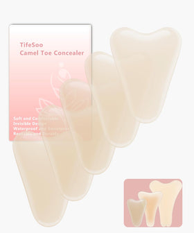 Tifesoo front packaging showing five small silicone concealer pads for discreet smoothing