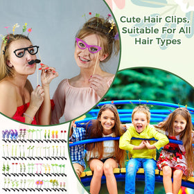 Tigeen clips styled in hair adding playful color and quick flair