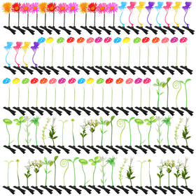 Tigeen front packaging showing 100 colorful sprout clips and assortment benefits