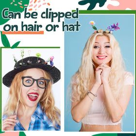 Tigeen in hair styling use showing clip worn in braid for playful accent