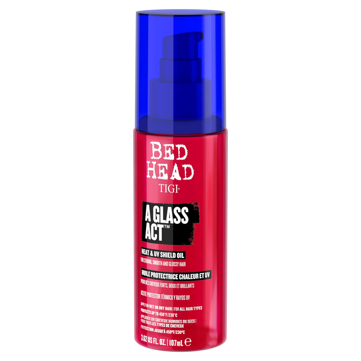 TIGI Bed Head front packaging showing product and size for quick ID