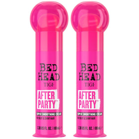 TIGI Bed Head front packaging showing two 3.38 oz tubes for smooth hair