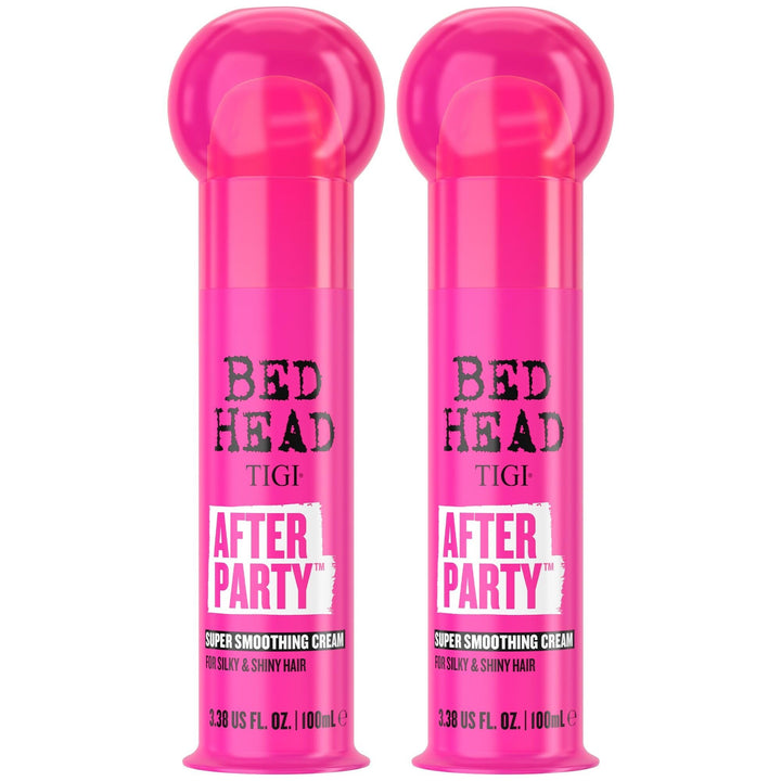 TIGI Bed Head front packaging showing two 3.38 oz tubes for smooth hair