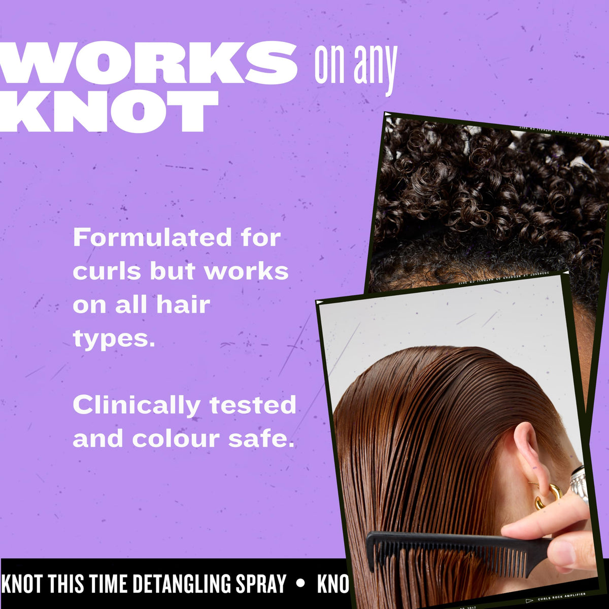 TIGI Bed Head back label showing instructions and ingredient callouts