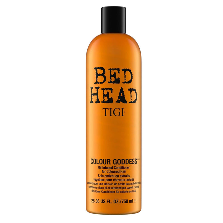 TIGI Bed Head front bottle showing product and benefit of color protection