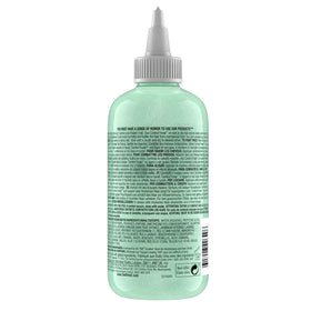 TIGI Bed Head serum texture on hand showing lightweight, non-oily finish