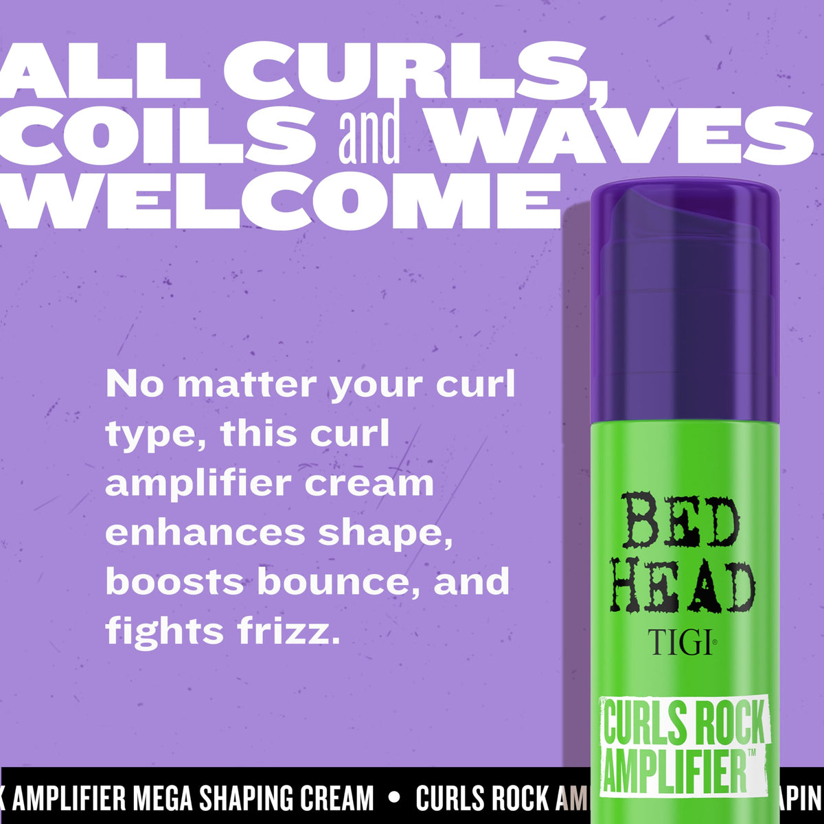 TIGI Bed Head bottle in hand showing compact 3.38 fl oz size