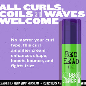 TIGI Bed Head bottle in hand showing compact 3.38 fl oz size
