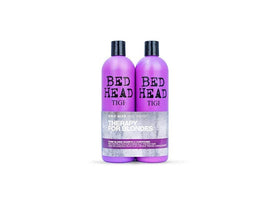 TIGI Bed Head front packaging showing duo bottles and benefits