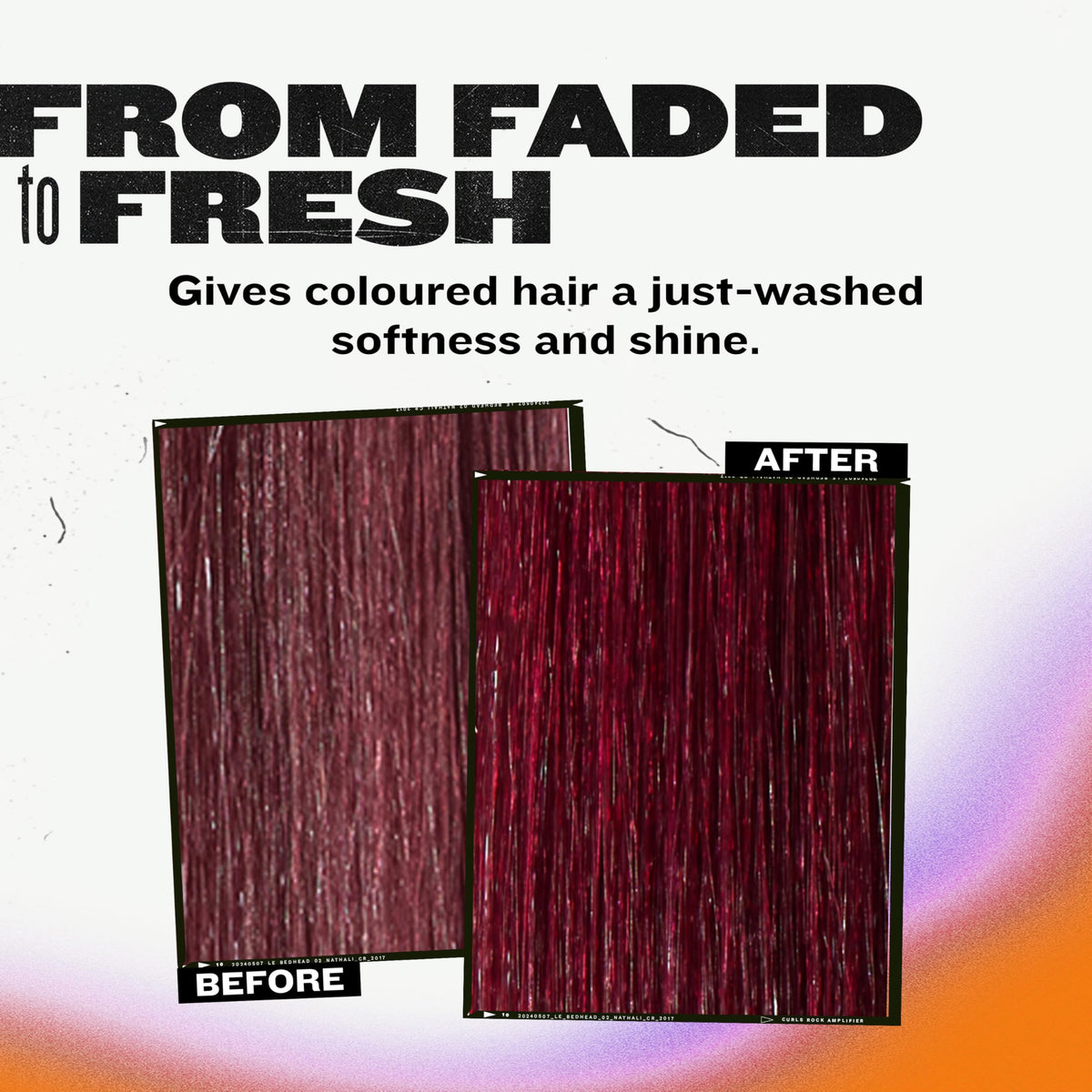 TIGI Bed Head label and ingredients close-up highlighting glycerin and conditioning benefits