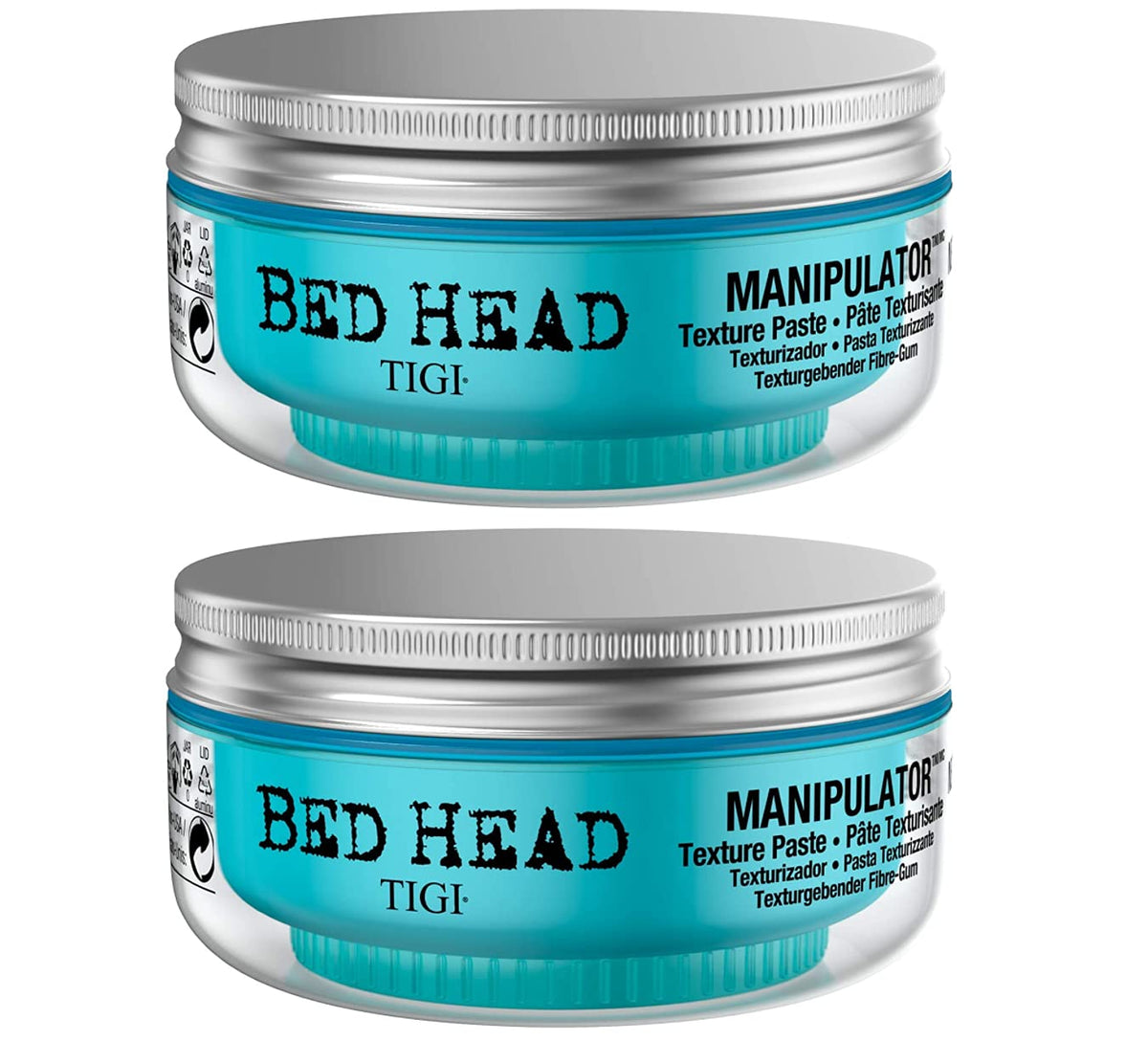 TIGI Bed Head cream texture close-up illustrating fiber paste for tactile styling control