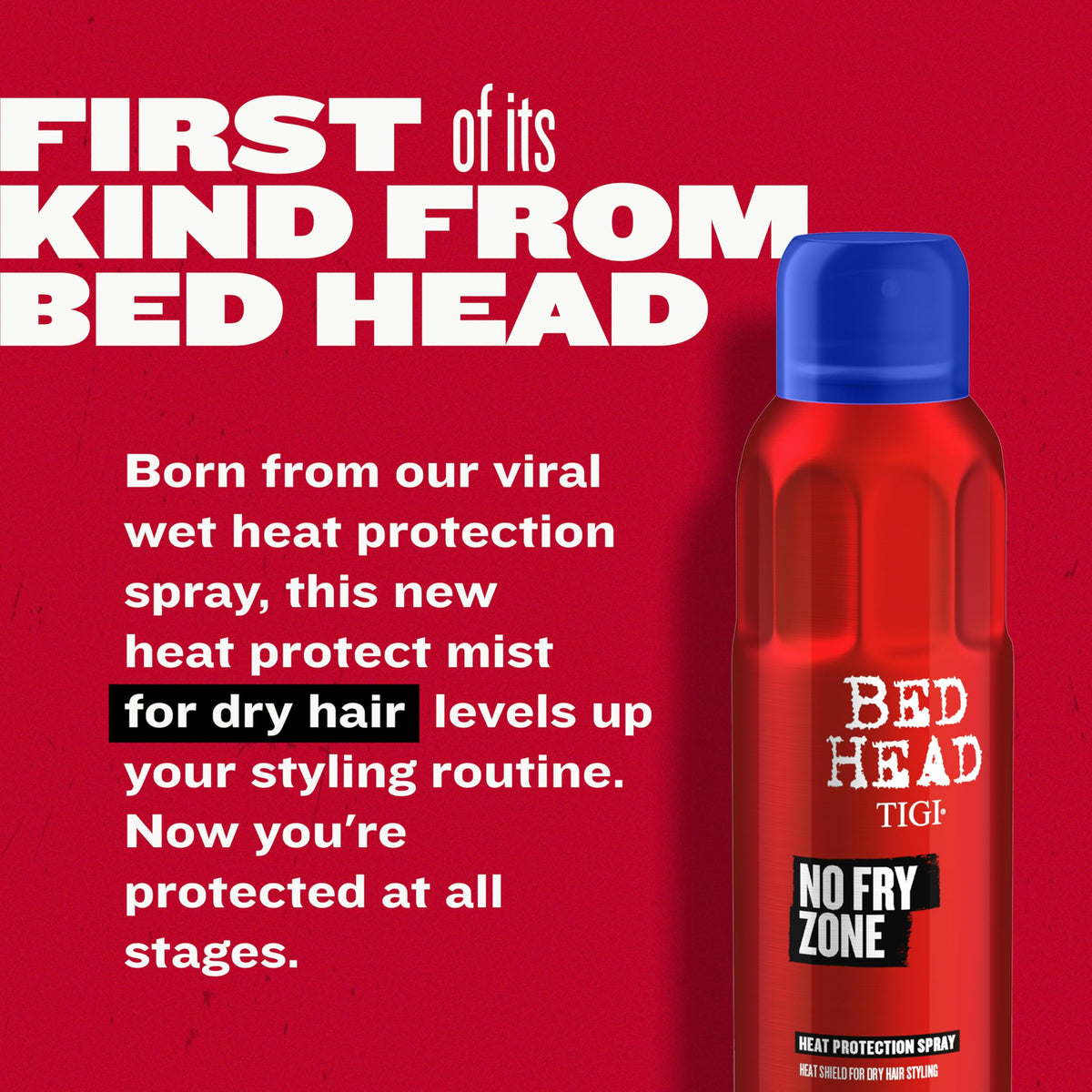 TIGI Bed Head bottle in hand to show 4.5 oz size and travel-friendly benefit