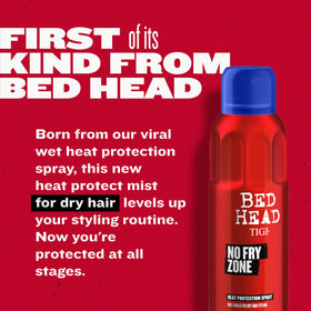 TIGI Bed Head bottle in hand to show 4.5 oz size and travel-friendly benefit