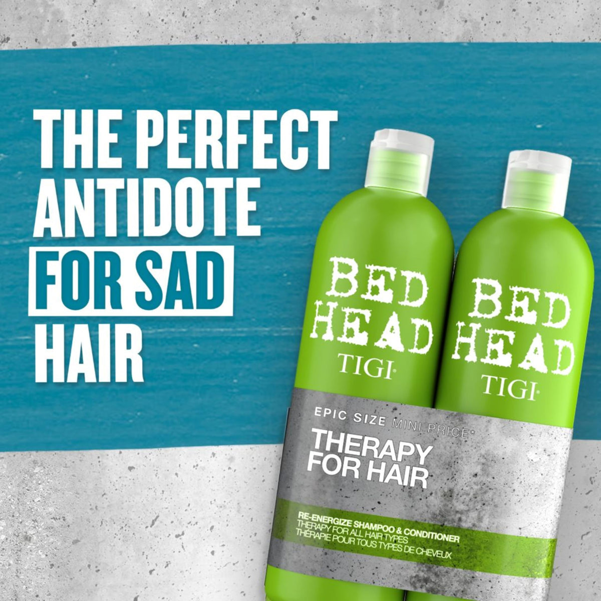 TIGI close-up of shampoo texture illustrating gentle clarifying action