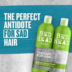 TIGI close-up of shampoo texture illustrating gentle clarifying action