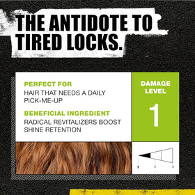 TIGI Bed Head cream texture close-up demonstrating smooth conditioner slip for detangling