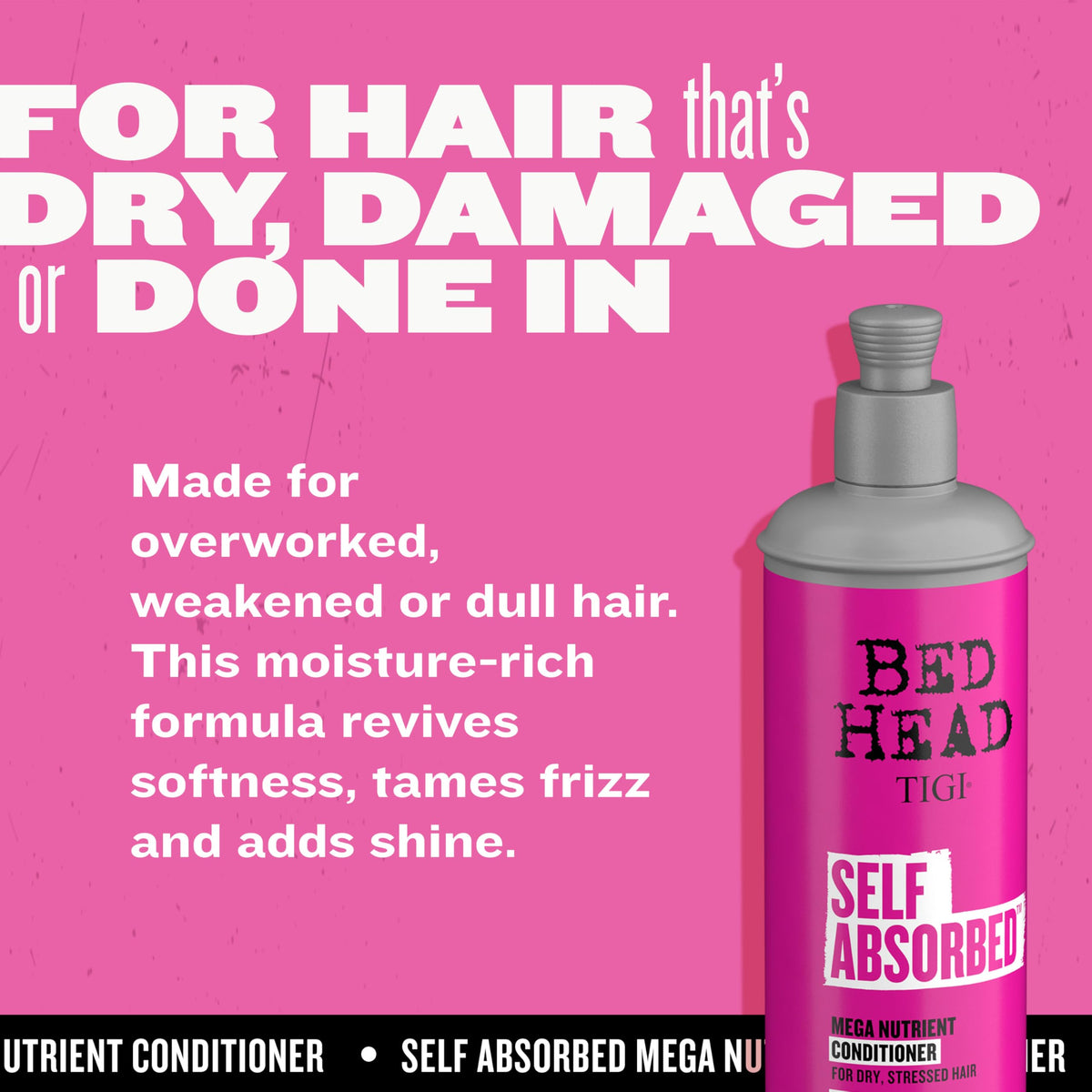 TIGI Bed Head shampoo lather texture demonstrating rich hydration