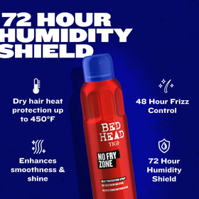 TIGI Bed Head hair texture detail highlighting smooth shine and frizz control