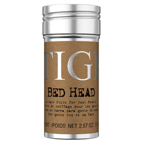 TIGI Bed Head front packaging showing product name and compact stick for travel-ready styling