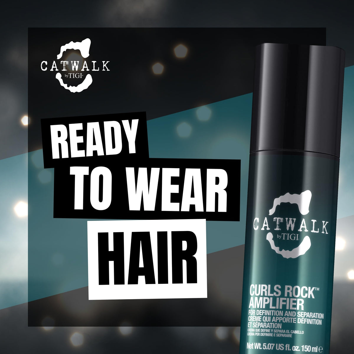 TIGI Catwalk tube in hand for size comparison and portability benefit