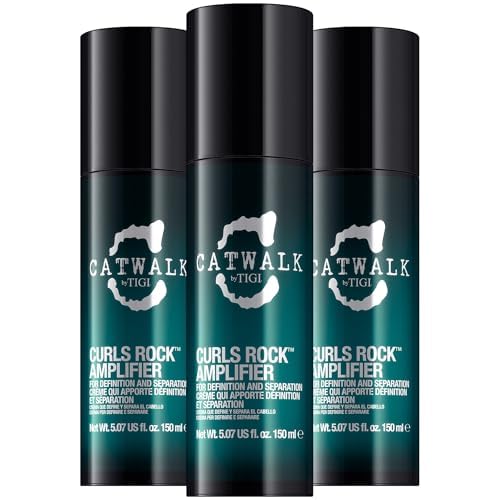 TIGI Catwalk next to a hand for scale showing 5.07 oz tube size clarity