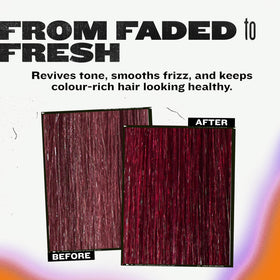 TIGI in-shower use with hand applying product for effective treatment