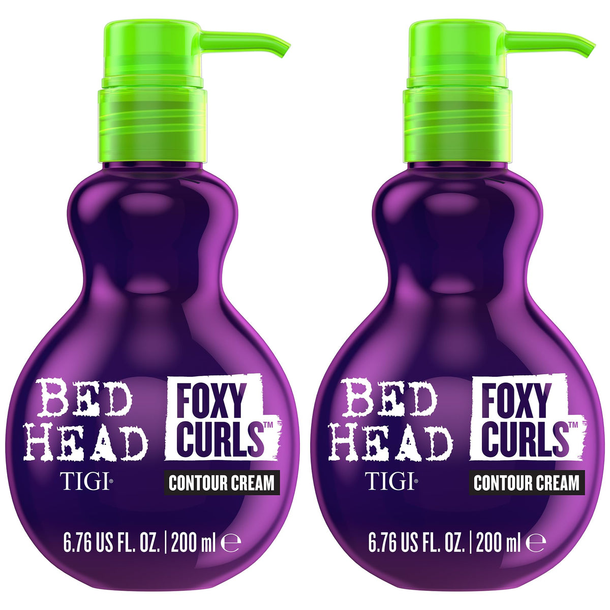 TIGI front packaging showing two jars and clear product benefit