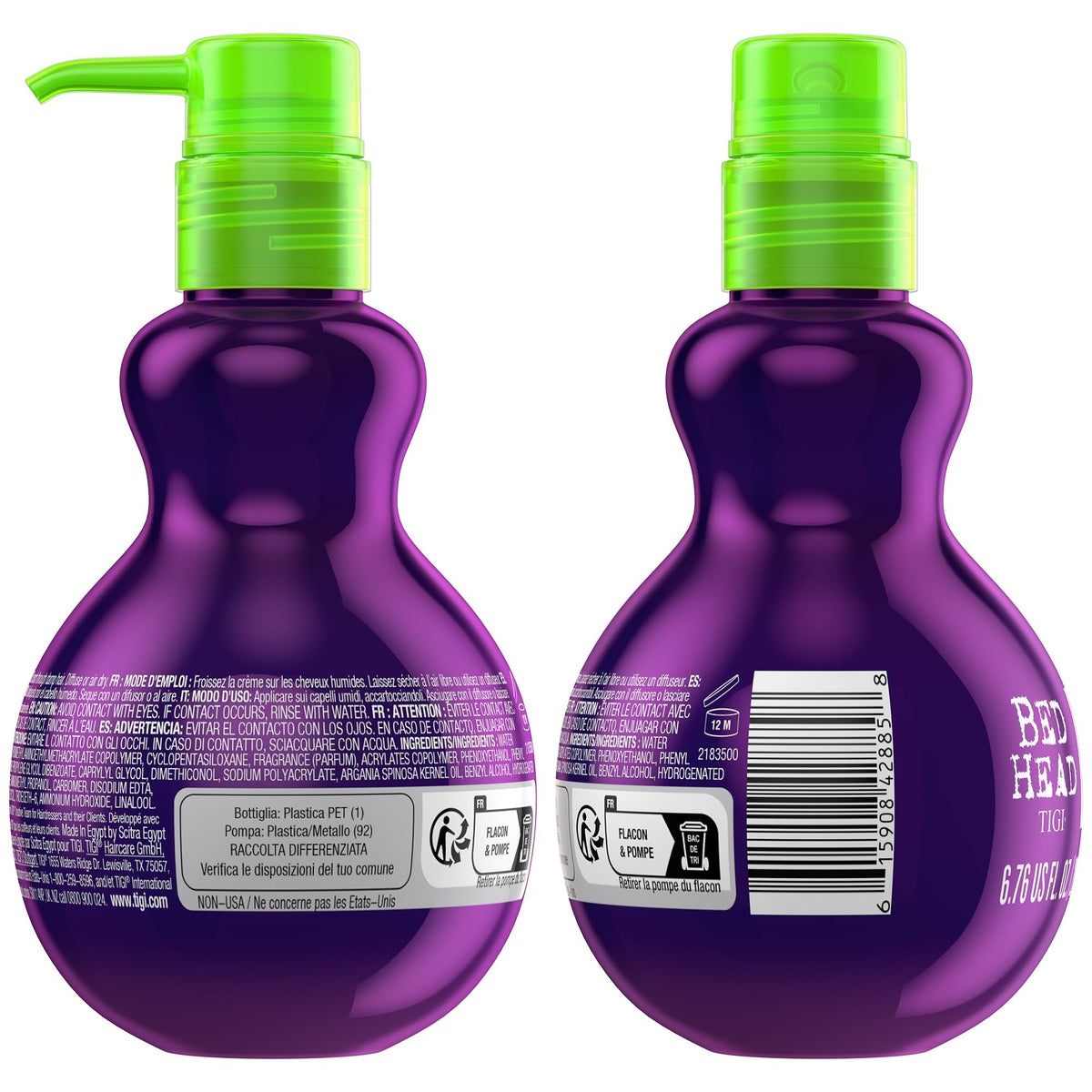 TIGI open jar showing smooth cream texture for easy application